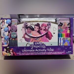 *NEW* Disney Princess Ultimate Activity Tote with Stickers, Markers, & Posters